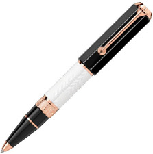 Luxury New Great Writers Series White+Rose Gold Color Ballpoint Pen picture