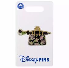 Disney Parks Mary Poppins Sculpted Carpet Bag Parrot Umbrella Trading Pin - NEW picture