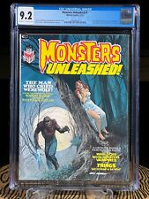 MONSTERS UNLEASHED #1 CGC 9.2 1973 First Appearance Solomon Kane picture
