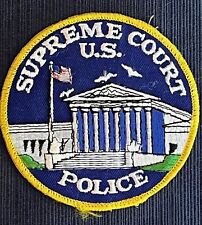 Washington DC Supreme Court Federal Police Patch SCOTUS Old Collection picture