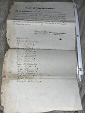 1848 List of Soldiers Grenadiers 12th Regiment of Dublin New Hampshire Militia picture