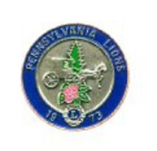 Lions Club Pins - Pennsylvania 1973 Amish Wagon picture