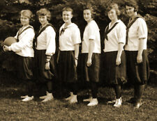 1921 Oregon State Womens Junior Basketball Old Photo 8.5