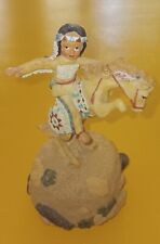 Native American Indian Child Music Box Plays Happy Trails Genmore 1997 picture