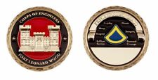 ARMY FORT LEONARD WOOD  CORPS OF ENGINEERS PRIVATE FIRST CLASS CHALLENGE COIN picture