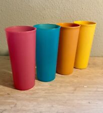 VINTAGE Set Of 4 Tupperware Cups/Tumblers Good Condition COLLECTABLE  picture