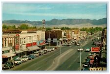 c1950's Hub Of A Western Wonderland Highway Cars Montrose Colorado CO Postcard picture