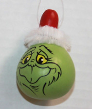 Mini Green Grinch Gourd Christmas Ornament picture