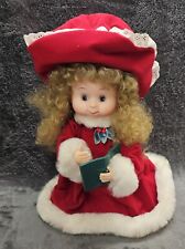 Vintage 1993 Santa's Best ALYCIA Undercover Kids Animated Christmas Girl Doll picture