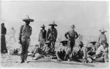 Mexican Revolution,Mexican Soldiers,United States Soldier,c1912,Military picture