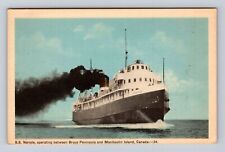 Manitoulin Island Ontario-Canada, SS Norisle, Bruce Peninsula, Vintage Postcard picture