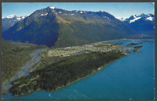 Valdez Convention and Visitors Bureau, Valdez Alaska Topographical Postcard picture