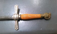 BELIEVED TO BE A MASONIC SWORD, NO MAKERS MARKS OR NAME, KNIGHTS HEAD; 27