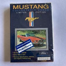Ford Mustang Limited Collectible Cards Rare # 30522 New 1965-1973 picture