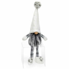 Brand New Grey & Cream Plaid Gnome 11