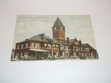 SEPTEMBER 1911 CB&Q BURLINGTON ROUTE GALESBURG ILLINOIS STATION USED POST CARD picture