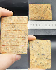 Wonderful Holy Scripts Unique Stone Ancient Tablet #A1307 picture