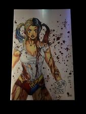 Hardlee Thinn Battle Damage Harley Quinn METAL Limited To 20 Lakeside LC18/20 picture