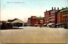 Postcard Canal Street in Providence, Rhode Island picture