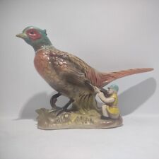 Vintage  INARCO  Ring Necked Pheasant With Hunter  Planter   picture