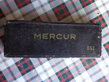Vintage Mercur 851 Drafting Compass Set with Original Case picture