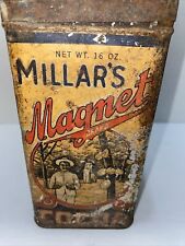 Vintage Millar's Magnet 1 Lb Cocoa  Can Tin  Advertising picture