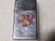 Vintage IIII Zippo IIII Lighter Advertising Bechtel Logo Lighter picture