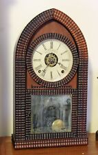 Rare Antique E.N. Welch ripple Beehive Clock. picture