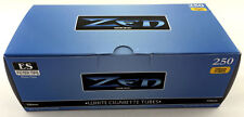 1 Box Zen Smoke White Light 100 mm 100's Cigarette Filter 250 Tubes - 3131-1 picture