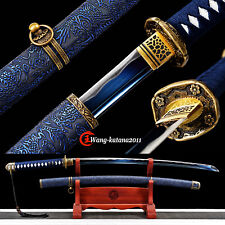 Blue Dragon 98 Type Military Saber T1095 Steel Katana Japanese Samurai Sword New picture