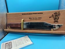 New Old Stock 1988 Buck 903 CA 1990 Bowie Knife Display Custom USA picture