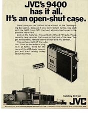 1969 JVC 9400 Portable Cassette Player Recorder AM FM Radio Vintage Print Ad picture