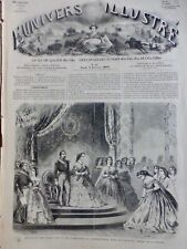 1860 1865 EMPEROR NNAPOLEON III EMPRESS EUGENICS TRAVELS 21 ANCIENT NEWSPAPERS picture