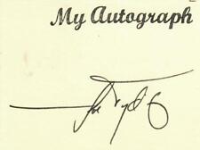 “Maryland Senator” Joseph Tydings Hand Signed 3X5 Card COA picture