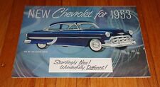 Original 1953 Chevrolet Full Line Sales Brochure Bel Air Two-Ten One-Fifty picture