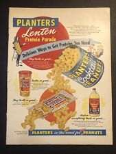 1950’s Mr. Peanut Planters Peanut Butter Magazine Ad picture