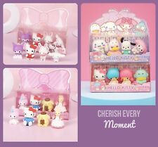 Super Cute Sanrio Characters Erasers Stationary Set Lot of 16 Pieces picture