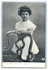 c1910's La Principessina Jolanda Studio Portrait Unposted Antique Postcard picture