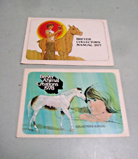 BREYER 1977 & 1978 Collectors Manuals Booklet Vintage Horses Reference Material picture