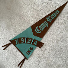 Antique 1924 Felt Pennant by Miller MFG. Co. Camp Lewis Seattle, Wash. picture