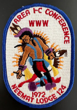 1972 Area 1-C OA Conference Patch Neemat Lodge 124 picture