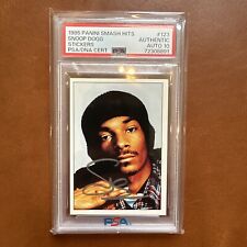 Snoop Dogg Signed 1995 Panini Smash Hits Rookie Card #123 Psa/Dna GEM MT 10 AUTO picture