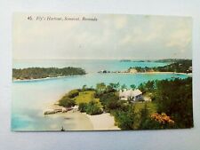 Vintage Postcard Ely's Harbour Somerset Bermuda Ocean Scene picture