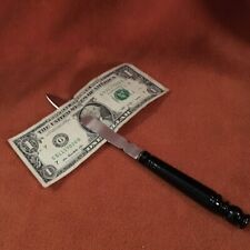 Knife Thru Bill Gimmick Paper Dollar Penetration Real Close Up Money Magic Trick picture
