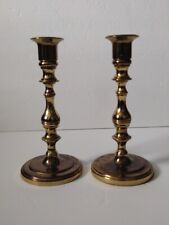  Vintage Baldwin Brass Candlesticks Candle Holders Forged In America 7