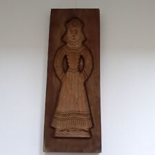 Extremely Rare Old Dutch Wood Queen Springerle Cookie Board Mold 18.1 in (46 cm) picture