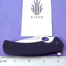 Kizer Cutlery Knife Submarine Tactical Flipper Liner Lock Black G10 Handles NIB picture