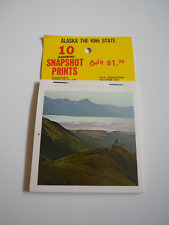 Vintage 1960s Alaska Snapshot prints collection 10 different Alaska photographs picture