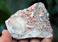 APOPHYLLITE On Red HEULANDITE & CHALCEDONYMatrix Minerals M-5.24 picture