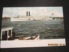 1907 POSTED FALL RIVER LINE, STEAMER 